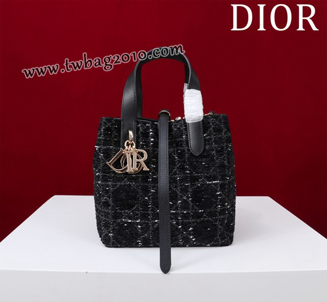 Dior专柜新款迪奥高仿原单藤格纹图案Toujours竖版手袋时尚托特购物包 djfk1673